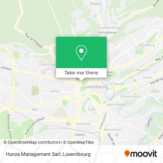 Hunza Management Sarl map