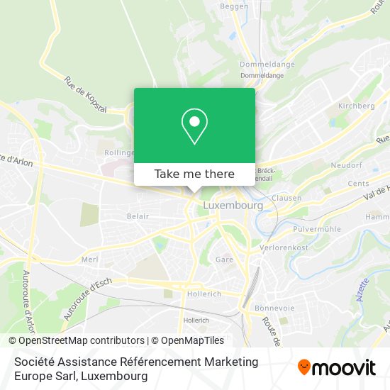 Société Assistance Référencement Marketing Europe Sarl map