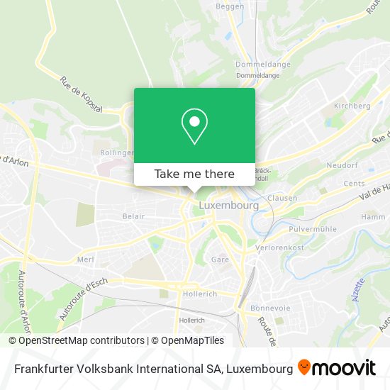 Frankfurter Volksbank International SA map