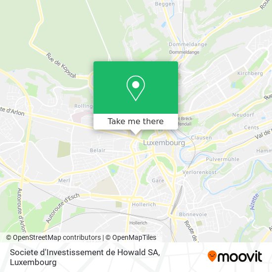 Societe d'Investissement de Howald SA map