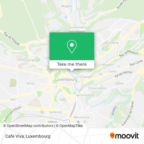 Café Viva map