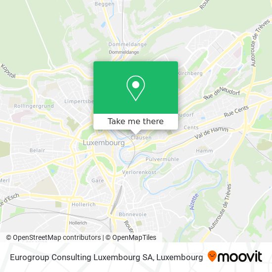Eurogroup Consulting Luxembourg SA map