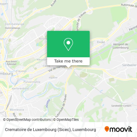 Crematoire de Luxembourg (Sicec) map