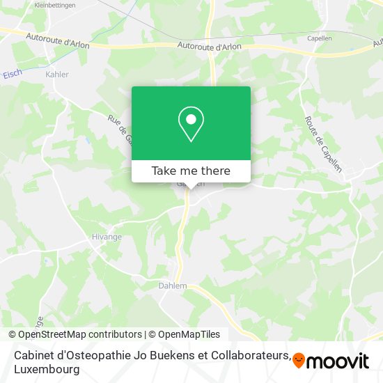 Cabinet d'Osteopathie Jo Buekens et Collaborateurs map