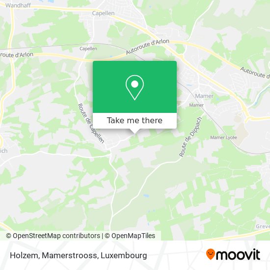 Holzem, Mamerstrooss Karte