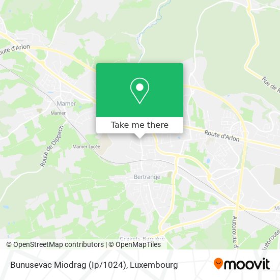 Bunusevac Miodrag (Ip/1024) map