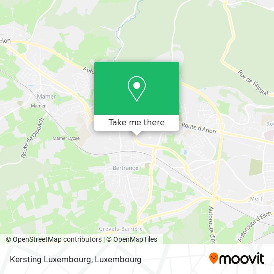 Kersting Luxembourg map