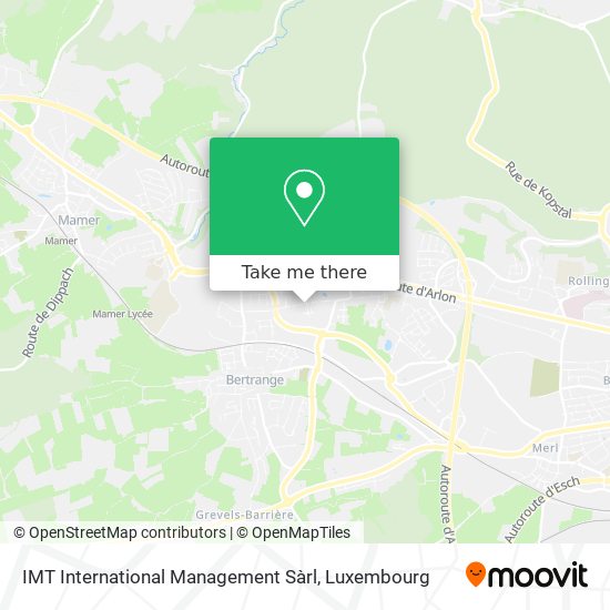 IMT International Management Sàrl map