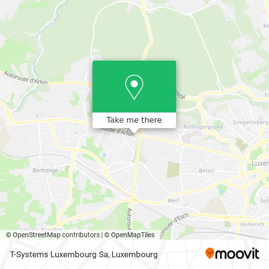 T-Systems Luxembourg Sa map