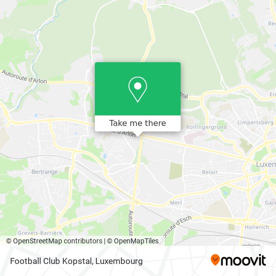Football Club Kopstal map