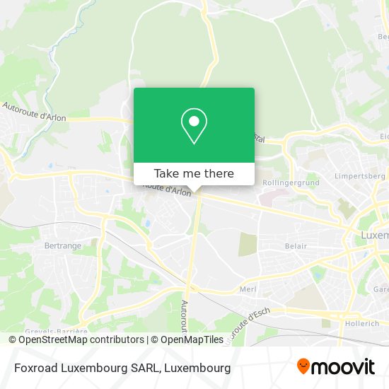 Foxroad Luxembourg SARL Karte