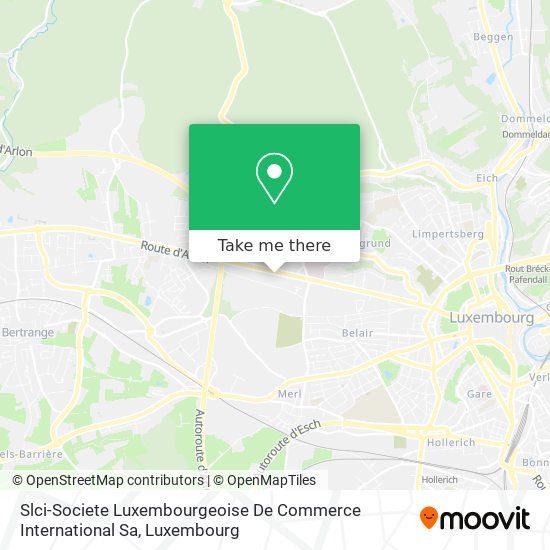Slci-Societe Luxembourgeoise De Commerce International Sa map