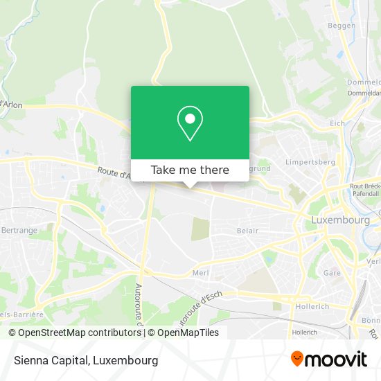 Sienna Capital map