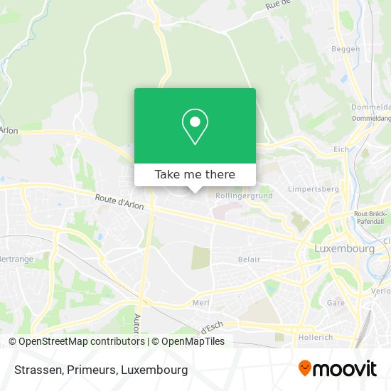 Strassen, Primeurs map