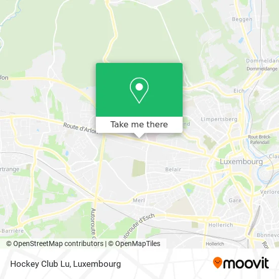 Hockey Club Lu map