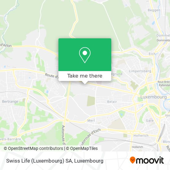 Swiss Life (Luxembourg) SA map
