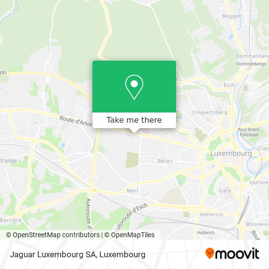 Jaguar Luxembourg SA map