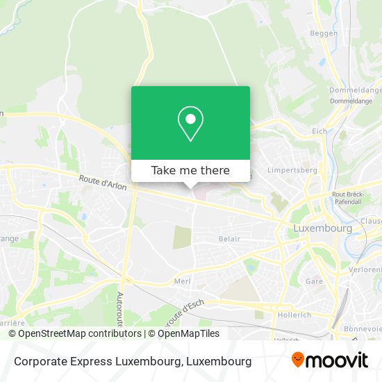 Corporate Express Luxembourg Karte