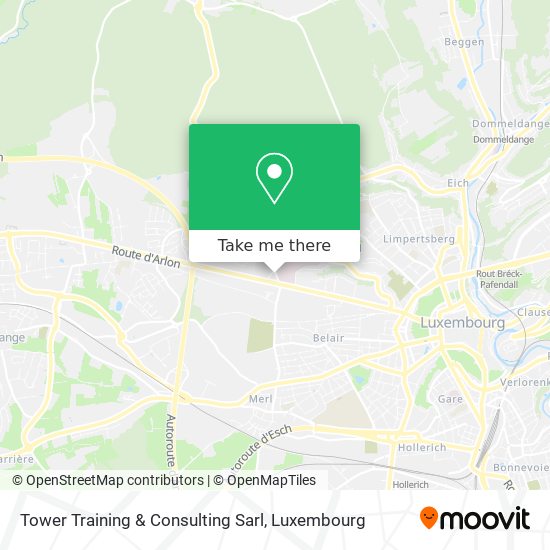 Tower Training & Consulting Sarl map