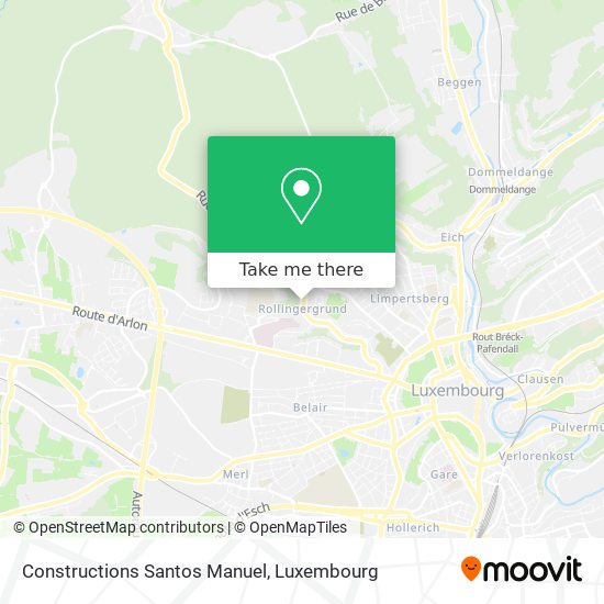 Constructions Santos Manuel map