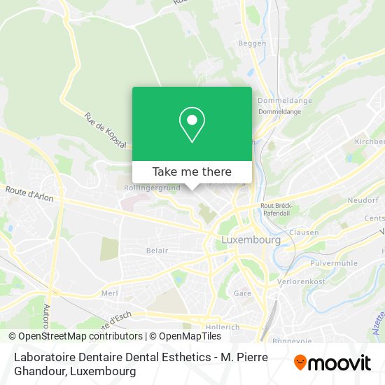 Laboratoire Dentaire Dental Esthetics - M. Pierre Ghandour Karte