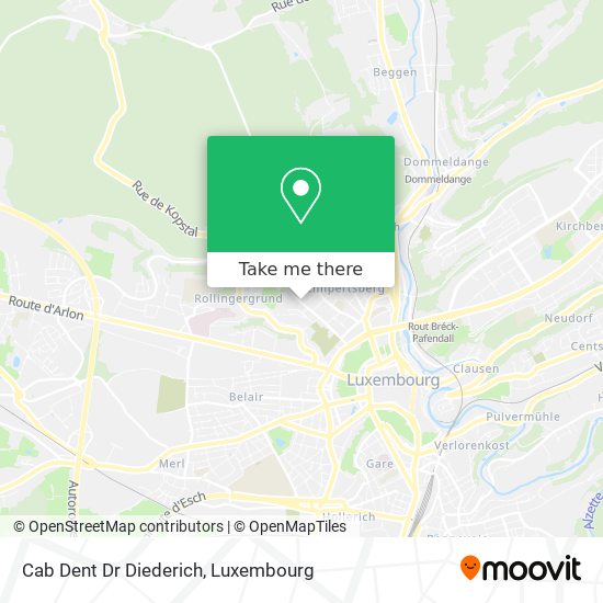Cab Dent Dr Diederich map