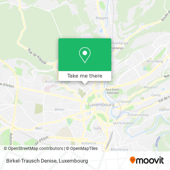 Birkel-Trausch Denise map