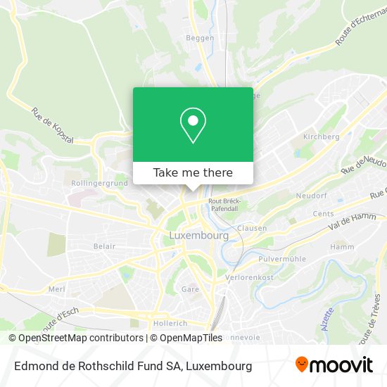 Edmond de Rothschild Fund SA map