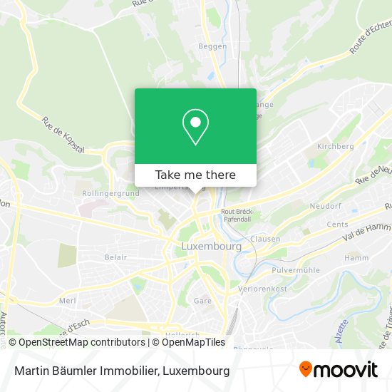 Martin Bäumler Immobilier map