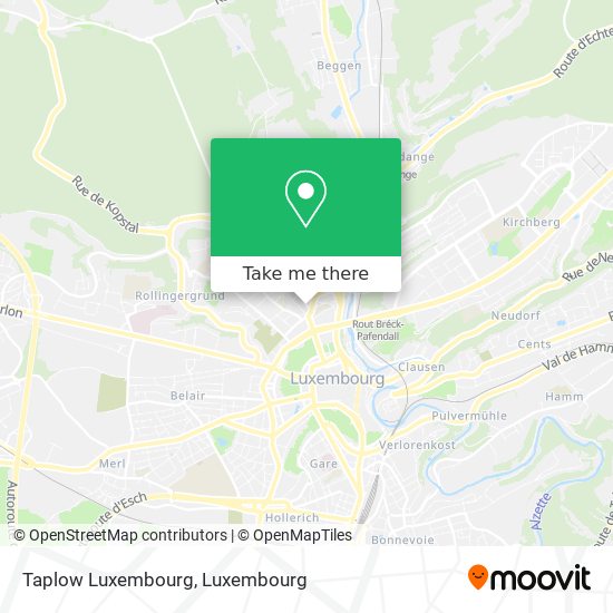 Taplow Luxembourg Karte