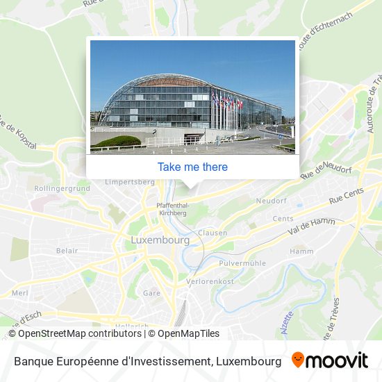 Banque Européenne d'Investissement map