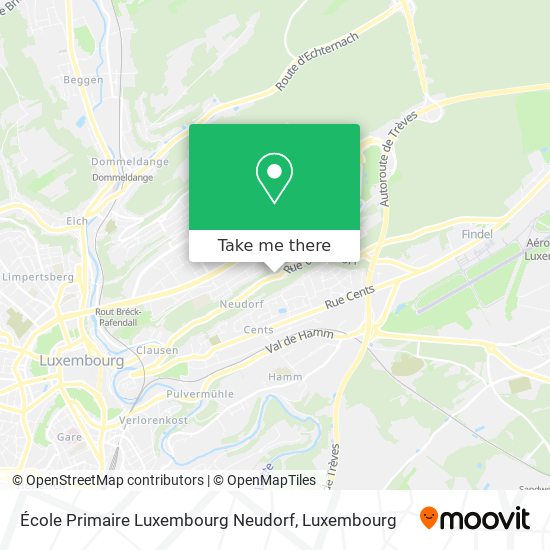 École Primaire Luxembourg Neudorf map