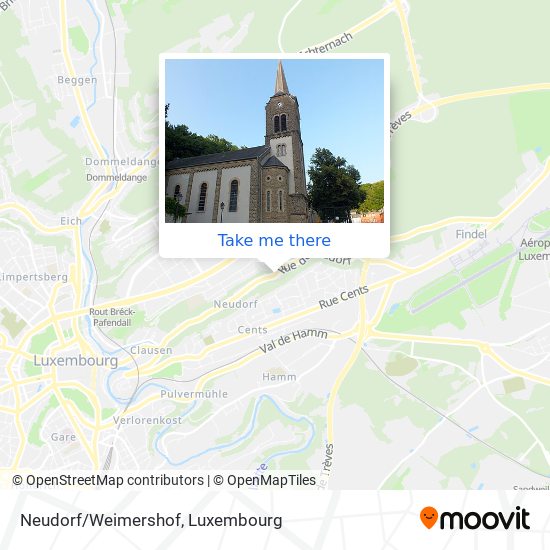 Neudorf/Weimershof map