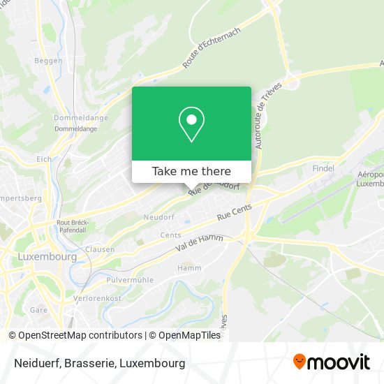 Neiduerf, Brasserie map