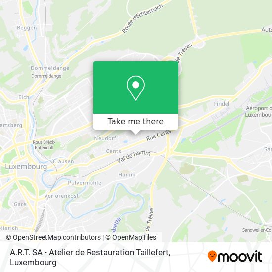 A.R.T. SA - Atelier de Restauration Taillefert map
