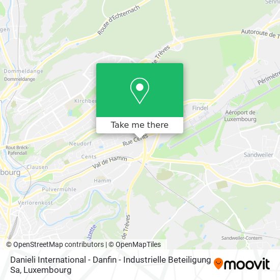 Danieli International - Danfin - Industrielle Beteiligung Sa map
