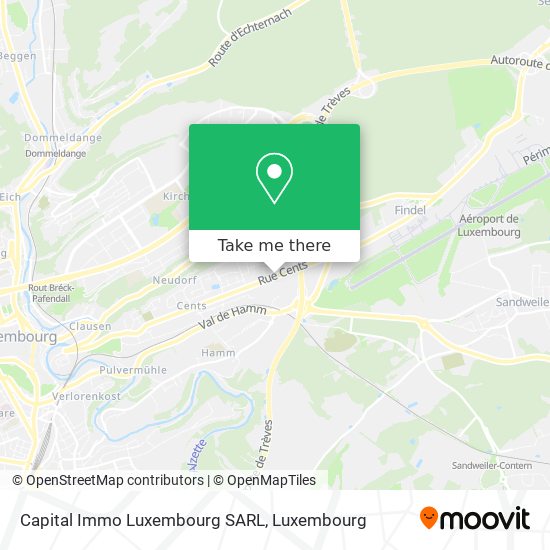 Capital Immo Luxembourg SARL map