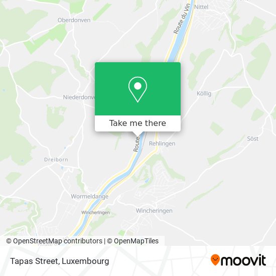 Tapas Street map