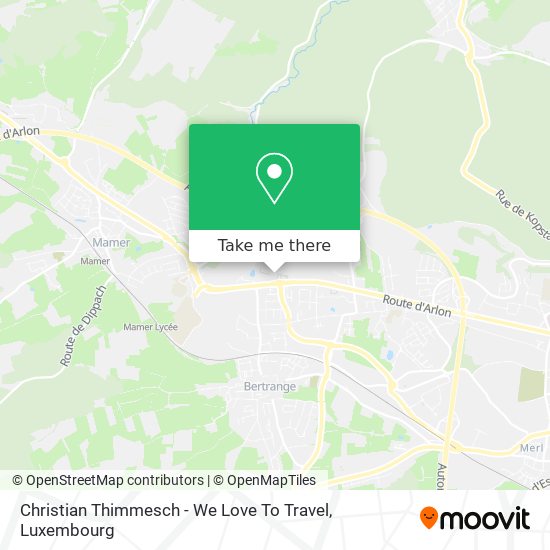Christian Thimmesch - We Love To Travel map