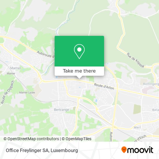 Office Freylinger SA map