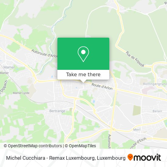 Michel Cucchiara - Remax Luxembourg map