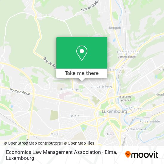 Economics Law Management Association - Elma map