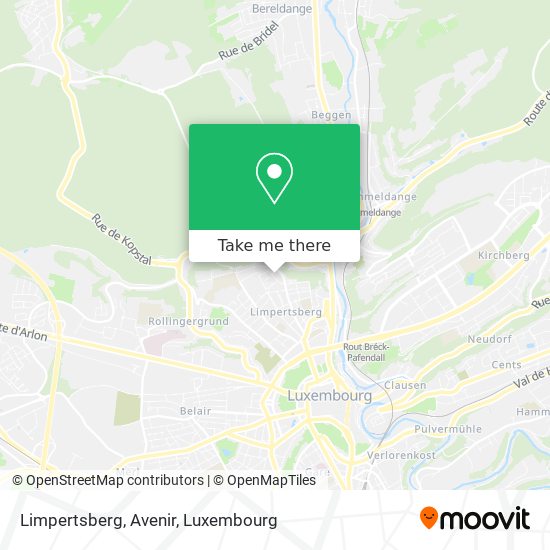 Limpertsberg, Avenir map
