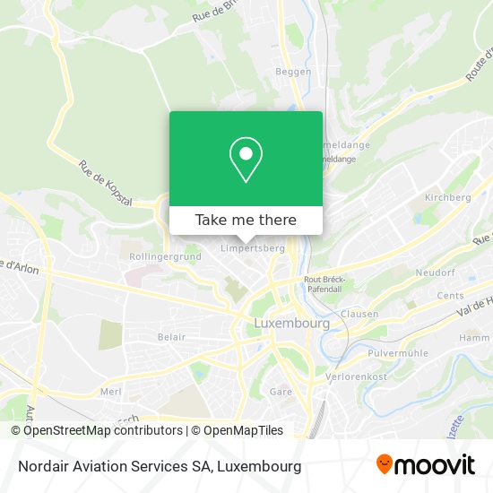 Nordair Aviation Services SA map