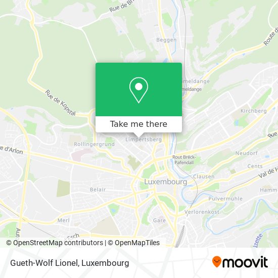 Gueth-Wolf Lionel map