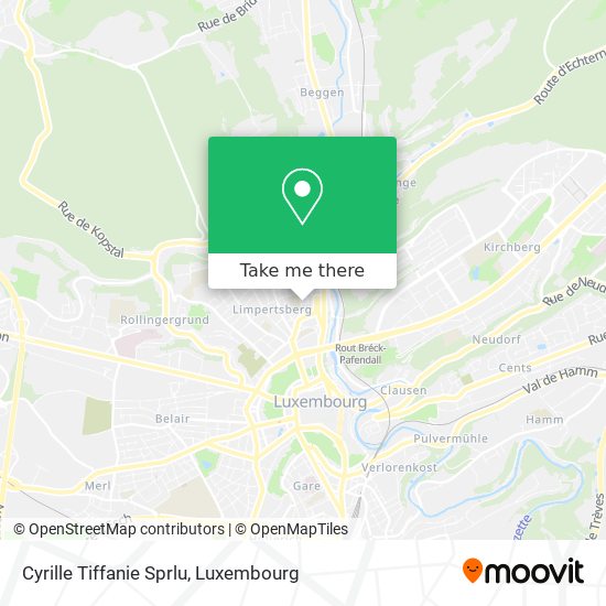 Cyrille Tiffanie Sprlu map