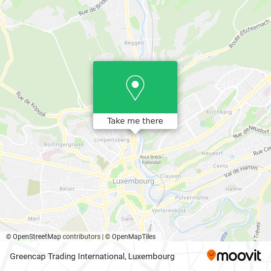 Greencap Trading International map