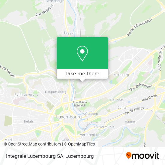 Integrale Luxembourg SA map