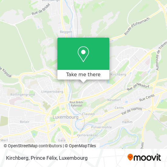 Kirchberg, Prince Félix map