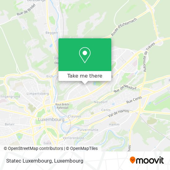 Statec Luxembourg map